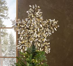 Lit Rustic Glam Star Tree Topper