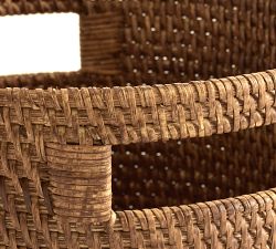 Tava Handwoven Round Utility Basket