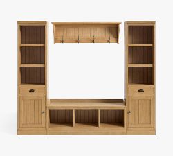 Aubrey 4-Piece Entryway Set with Storage Cabinets