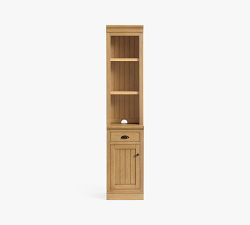 Aubrey Narrow Storage Shelf with Cabinet (18")