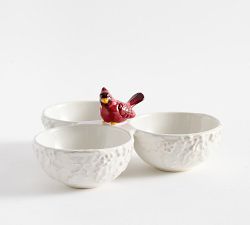 Cardinal Stoneware Multi-Condiment Server
