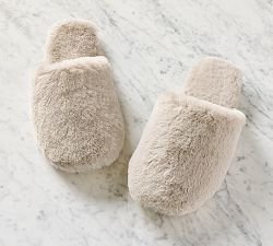 Double Sided Faux Fur Slippers