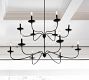 Lucca Iron Round 2-Tier Chandelier (48")