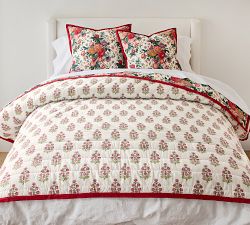 Margeaux Floral Reversible Quilted Shams