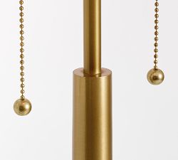 Reese Rattan Floor Lamp (53")