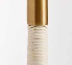 Reese Rattan Floor Lamp (53")