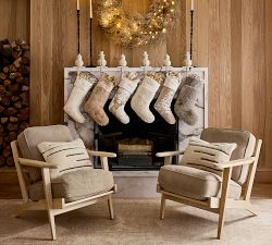 Terracotta Snowman Stocking Holder