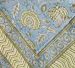 Anjali Block Print Cotton Tablecloth