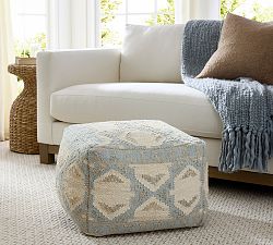 Arroyo Handwoven Pouf