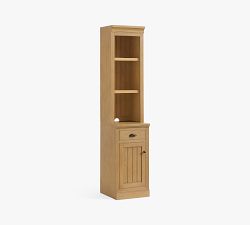 Aubrey Narrow Storage Shelf with Cabinet (18")