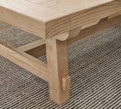 Farmhouse Trestle Rectangular Coffee Table (54")