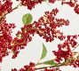 Faux Lit Draping Red Berry Branch