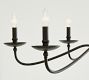 Lucca Iron Round 2-Tier Chandelier (48")