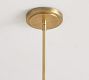 Powell Leather &amp; Linen Drum Pendant (24")