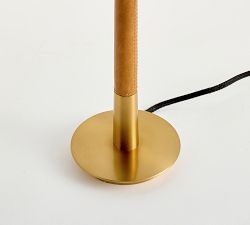 Reese Leather Table Lamp (24")