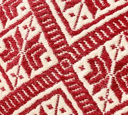 Snowflake Woven Lumbar Pillow