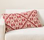 Snowflake Woven Lumbar Pillow