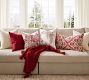 Snowflake Woven Lumbar Pillow