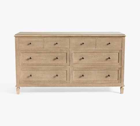 Sausalito 8-Drawer Dresser with Glass Top, Seadrift, 66