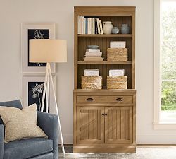 Aubrey Storage Shelf with Cabinet (36"- 72")