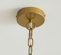 Bristol Wood Bead 2-Tier Chandelier (30")