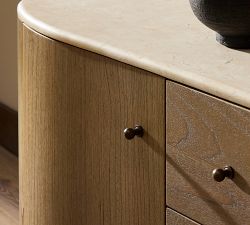 Chandon Marble Media Console (78")