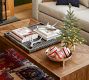 Faux Lit Burlap Potted Pine Tree