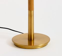 Reese Leather Floor Lamp (62")