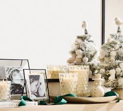 Deep Cut Glass Candle 