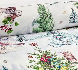 Winter Enchanted Forest Duvet Cover
