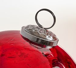 Decorative Red Ornaments - Set of 3