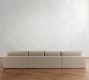 Westwood Square Arm Deep Seat Double Chaise Sectional (185")