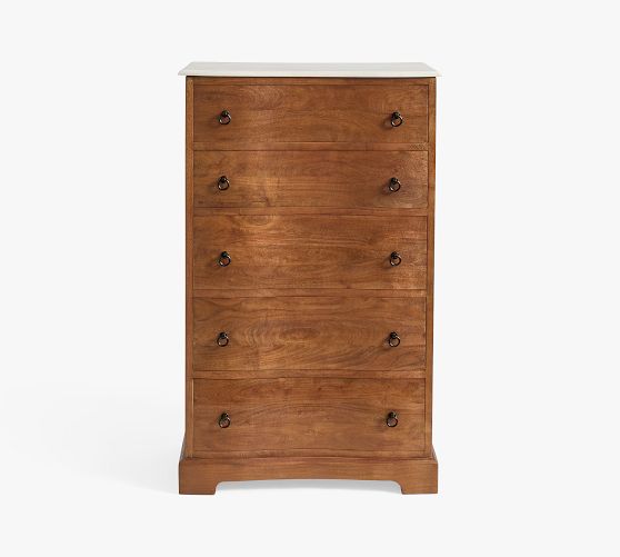 pottery barn brown dresser Pottery Barn Hudson Dark Brown Wood Dresser