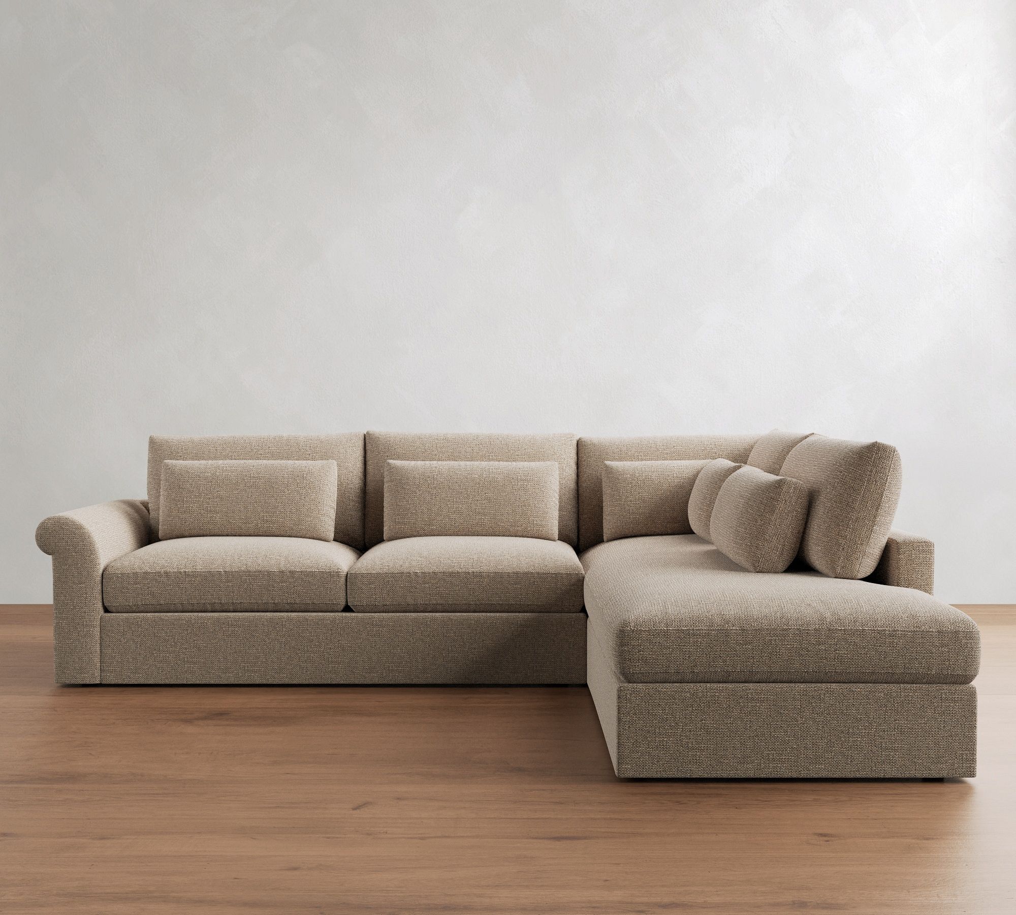 Westwood Roll Arm Deep Seat Return Bumper Sectional (125"-137") - thumbnail 7