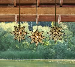 Olivia Glass Star Pendant (13")