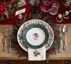 12 Days of Christmas Stoneware Dinner Plates - Set of 4