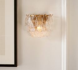 Alexandria Glass Tiered Sconce (8")
