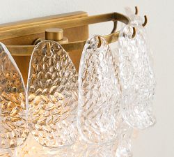 Alexandria Glass Tiered Sconce (8")