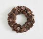 Faux Lit Mixed Pinecone Wreath