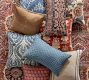 Denim Basketweave Lumbar Pillow