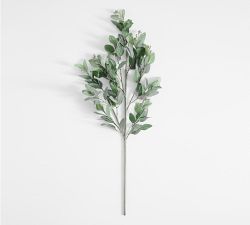 Faux Oversized Faded Eucalyptus Branch