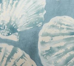 Hermosa Shell Printed Outdoor Lumbar Pillow