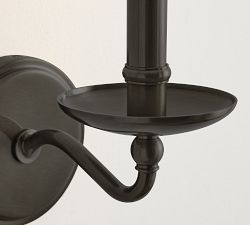 Lucca Iron Single Sconce (8")