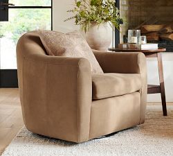 Gideon Leather Swivel Chair