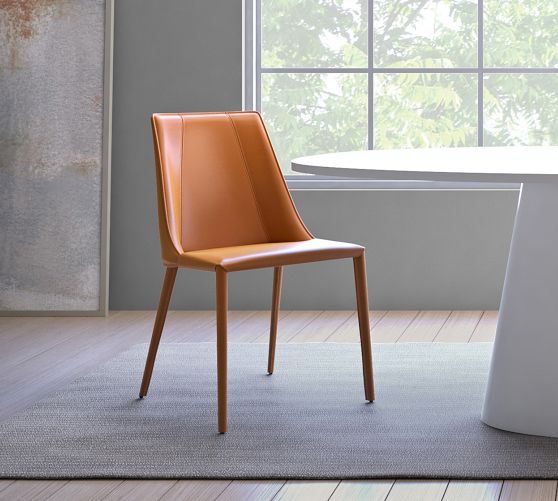 Hillside Leather Dining Chair by Pottery Barn