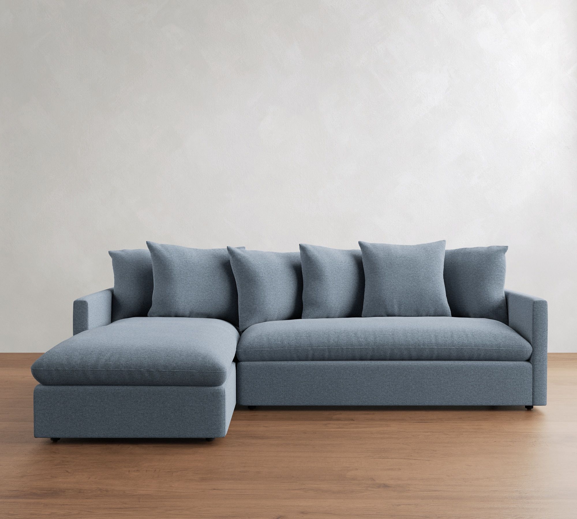 Union Scatterback Chaise Sectional (110") - thumbnail 6
