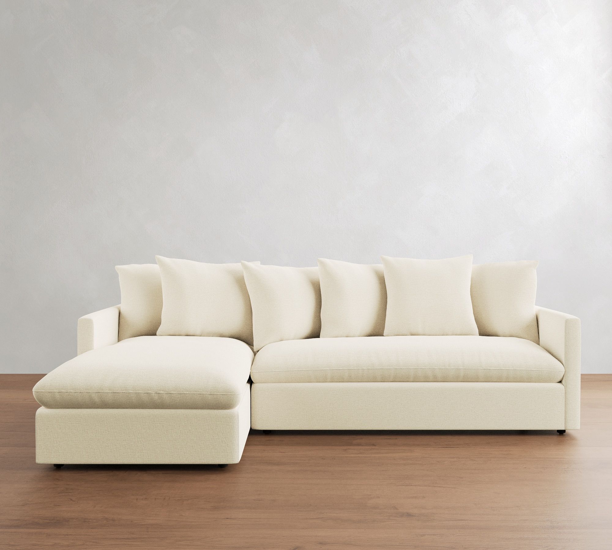Union Scatterback Chaise Sectional (110") - thumbnail 9