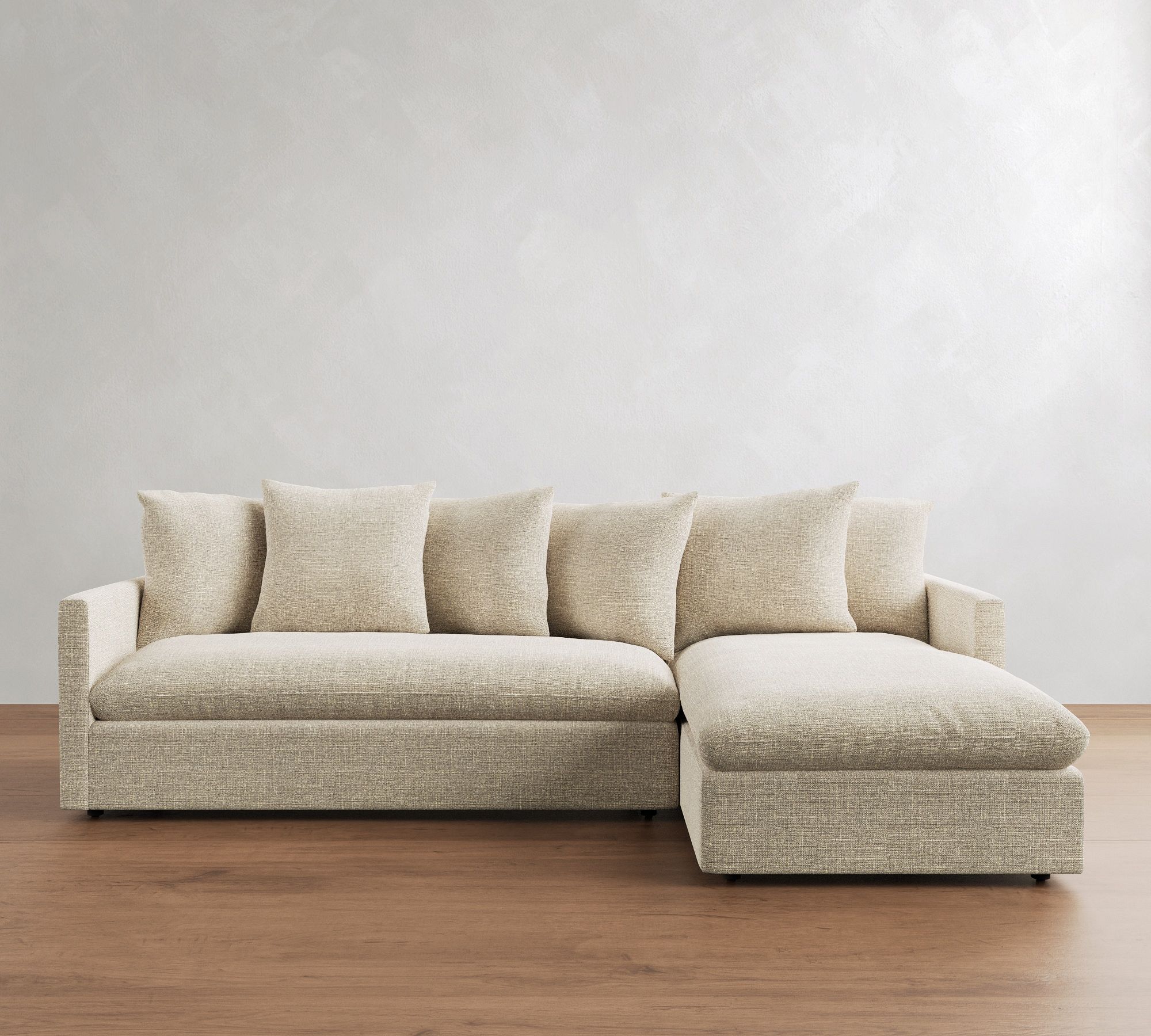 Union Scatterback Chaise Sectional (110") - thumbnail 7