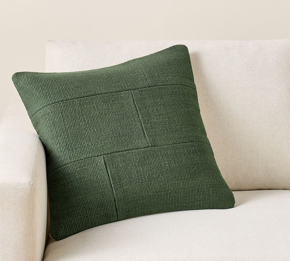 Patchwork Pillow Cover - Loden, 20"