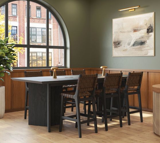 Dietrich Bar Height Communal Dining Table (96"-144") by Pottery Barn